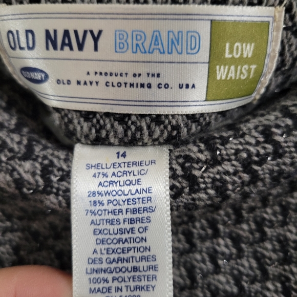 Old Navy Gray Tweed skirt size 14 - Picture 2 of 3